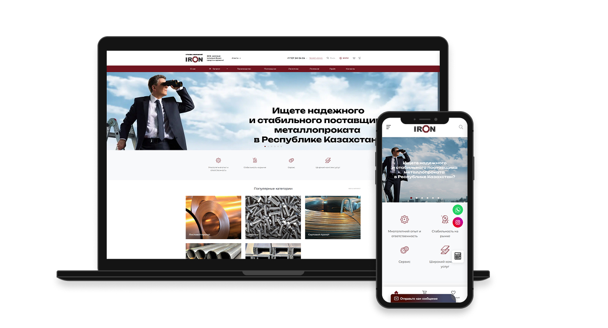 Создание сайта «IRON» Создание сайта «IRON»